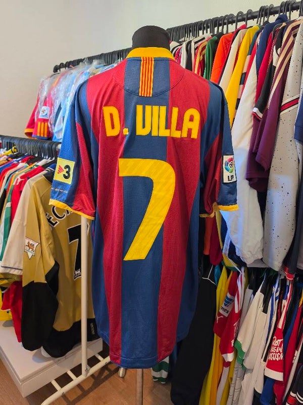 FC Barcelona – LaLiga – David Villa #7 – Heimtrikot – 2010/11 – Gr. L