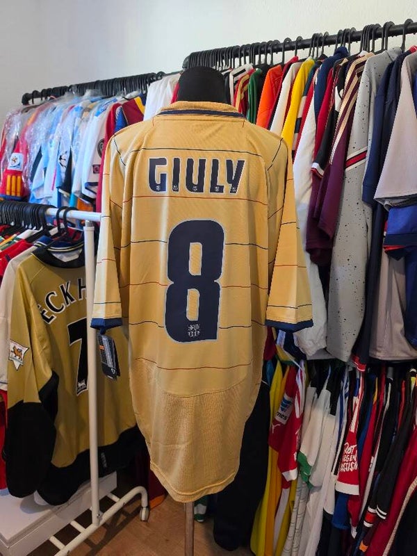 FC Barcelona – LaLiga – Ludovic Giuly #8 – Auswärtstrikot – 2004/05 – BNWT – Gr. XL