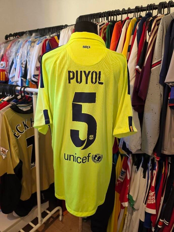 FC Barcelona – LaLiga – Carles Puyol #5 – 2014/15 – Auswärtstrikot – Gr. XL
