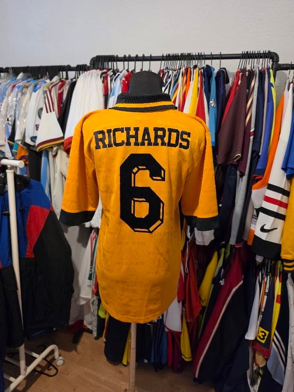Wolverhampton Wanderers – Premier League – Dean Richards #6 – Heimtrikot – 1995/96 – Gr. XS