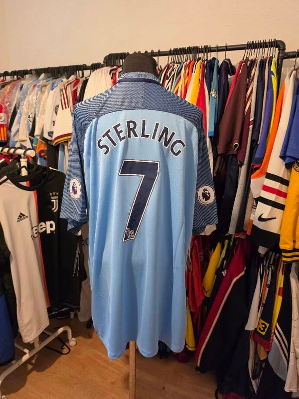 Manchester City – Premier League – Raheem Sterling #7 – Heimtrikot – 2016/17 – Gr. XXL – BNWT