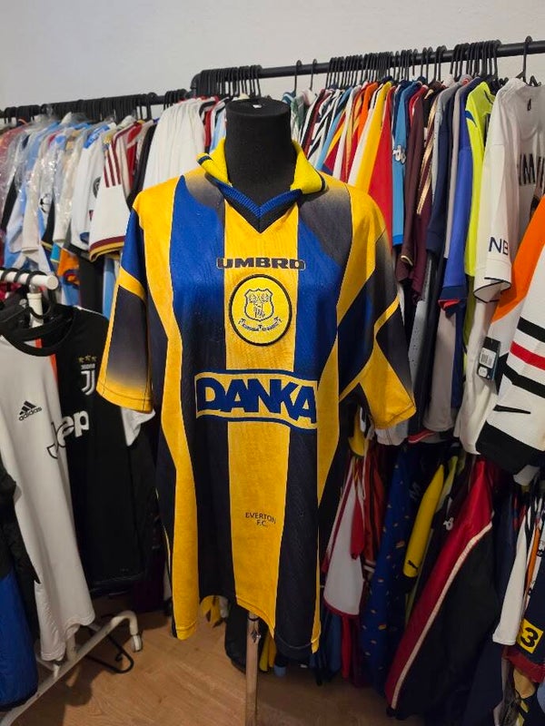 Everton FC – Premier League – Auswärtstrikot – 1996/97 – Gr. XL