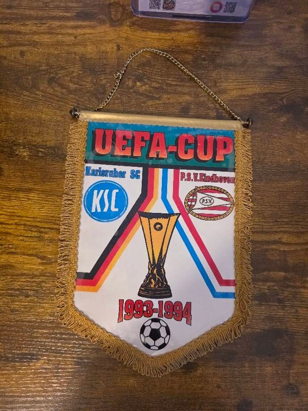 Karlsruhe SC Wimpel Uefa Cup KSC vs. PSV Eindhoven
