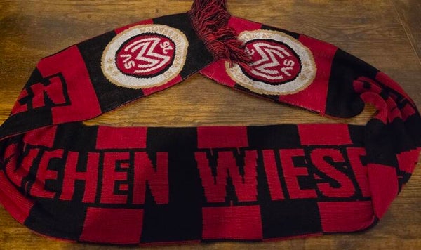 SV Wehen Wiesbaden Fanschal – 3. Liga – Rot-Schwarz – Fußballschal