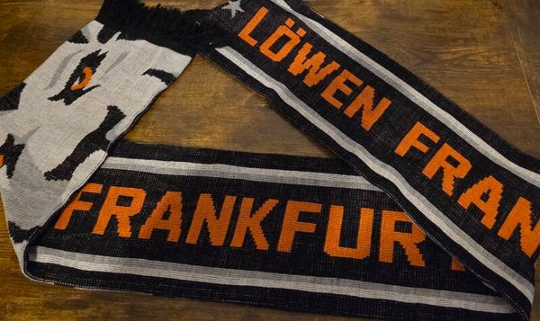 Löwen Frankfurt Fanschal – Eishockey – DEL – Schwarz-Orange – Retro Schal