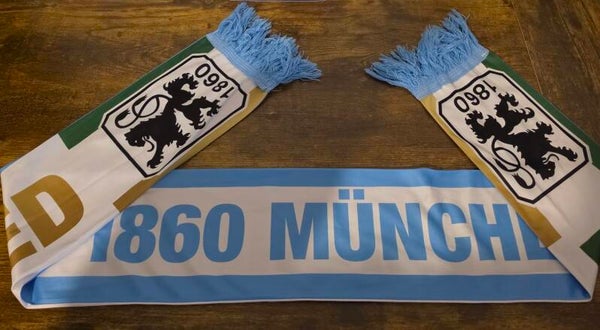 TSV 1860 München Fanschal – Die Löwen – 3. Liga – Blau-Weiß