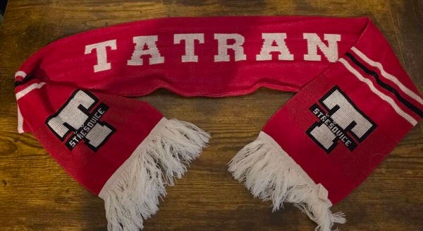 Tatran Fanschal – Retro Fußballschal – Rot-Weiß-Schwarz – Vintage