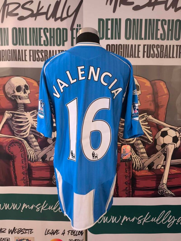 Wigan Athletic FC Trikot A. Valencia Matchworn 2007/08 Premier League