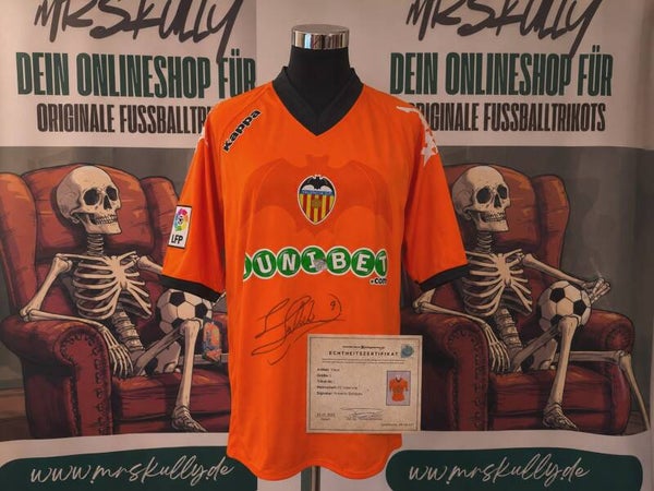 Valencia FC Trikot Signiert Roberto Soldado COA La Liga BNWT