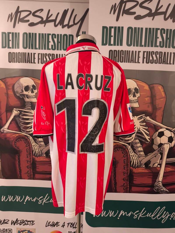 Athletic Bilbao Trikot Matchworn La Cruz 2001/02 La Liga