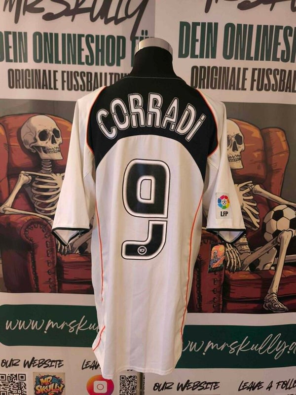 Valencia FC Trikot Bernado Corradi 2004/05 La Liga