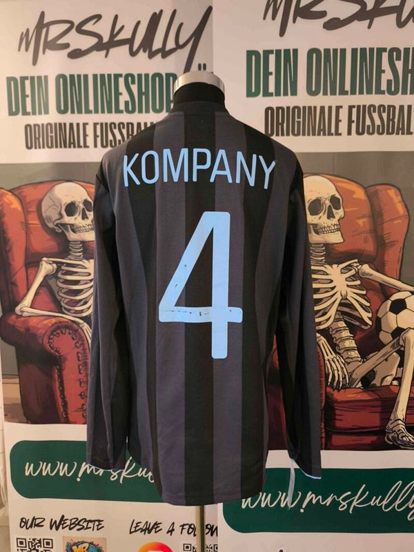 Manchester City Trikot Vincent Kompany 2012/13 Longsleeve Premier League