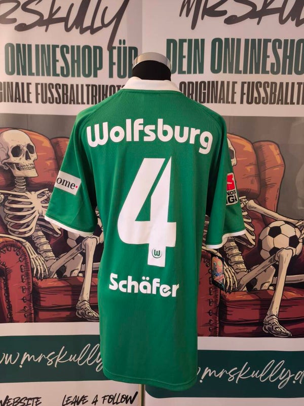 Wolfsburg VFL Trikot Matchworn Marcel Schäfer 2008/09 Bundesliga