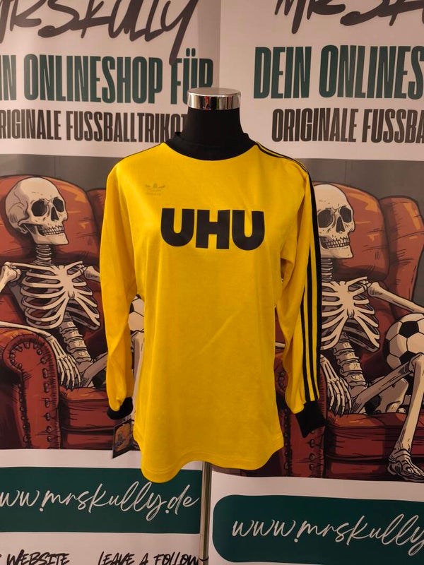 Borussia Dortmund Trikot UHU Matchworn Jugend 1980s Bundesliga