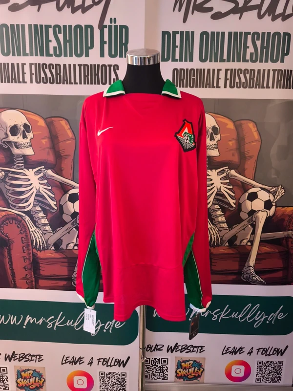 Lokomotiv Moskau Langarm Trikot 2004/05 – Player Version – BNWT - ROTW