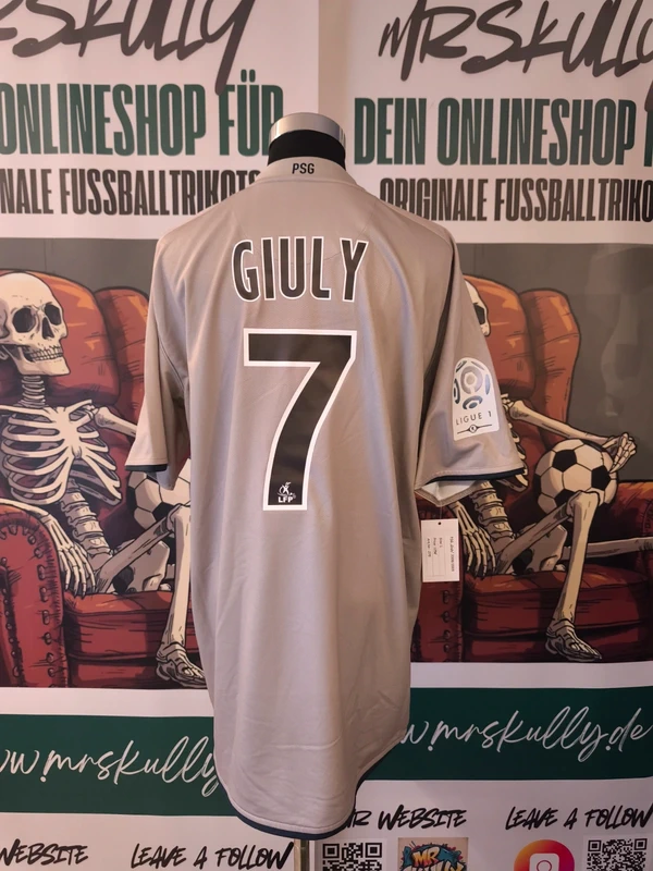 Paris Saint-Germain (PSG) Auswärts Trikot Giuly #7 2008/09 – Player Version - Ligue 1