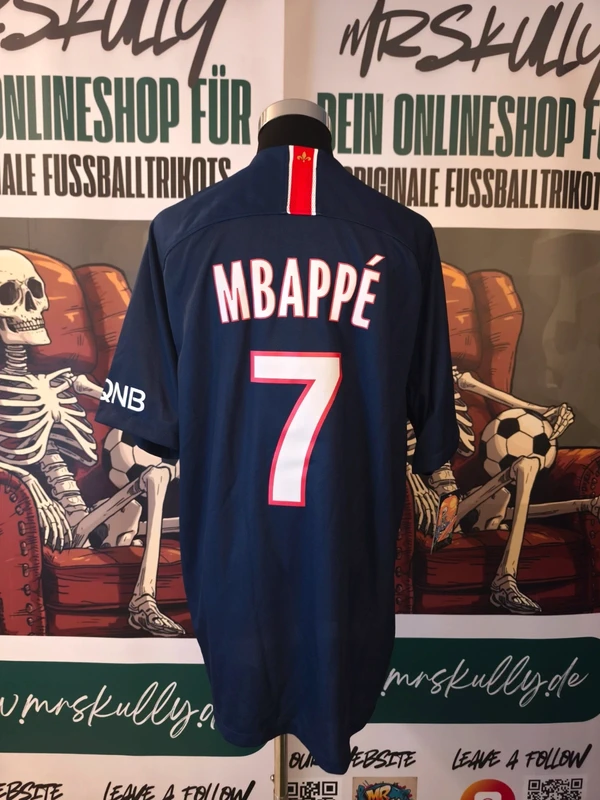 Paris Saint-Germain (PSG) Heim Trikot Mbappé #7 2018/19 Ligue 1