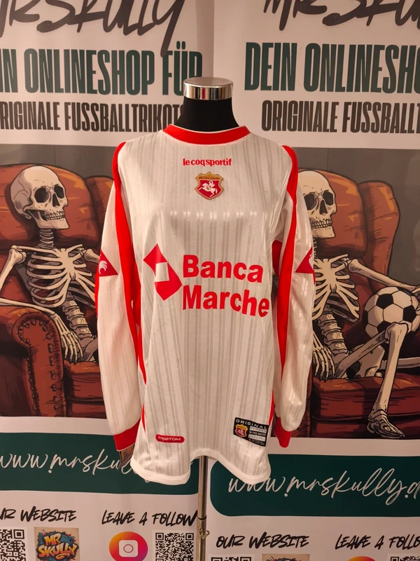 Ancona Calcio Spielertrikot 2003/04 – Russo #8 – Langarm Serie A