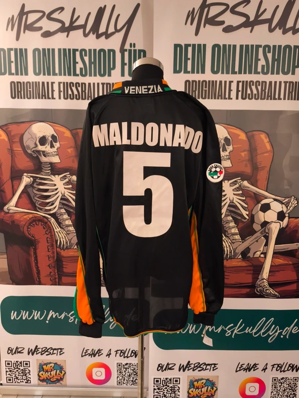Venezia FC Matchworn Trikot 2001/02 – Maldonado #5 – Langarm Serie A