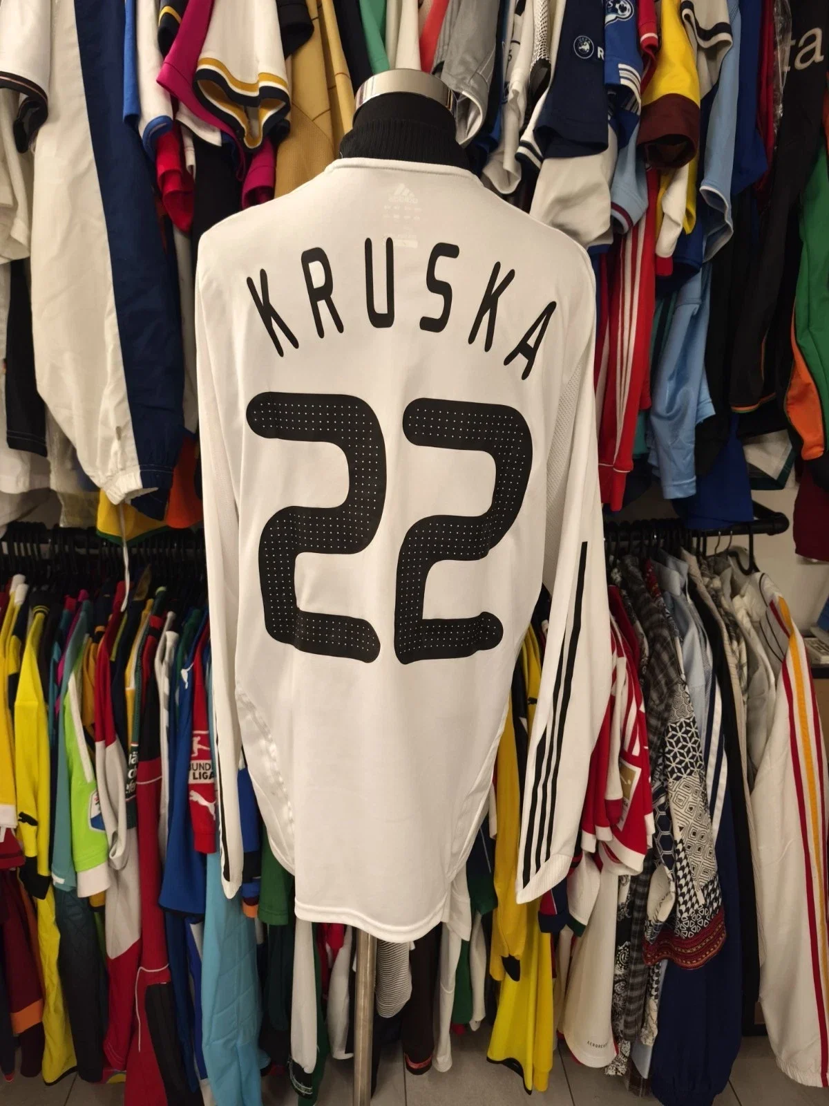 Matchworn Trikot Marc-André Kruska Deutschland DFB U21 vs Belarus Nationalmannschaften