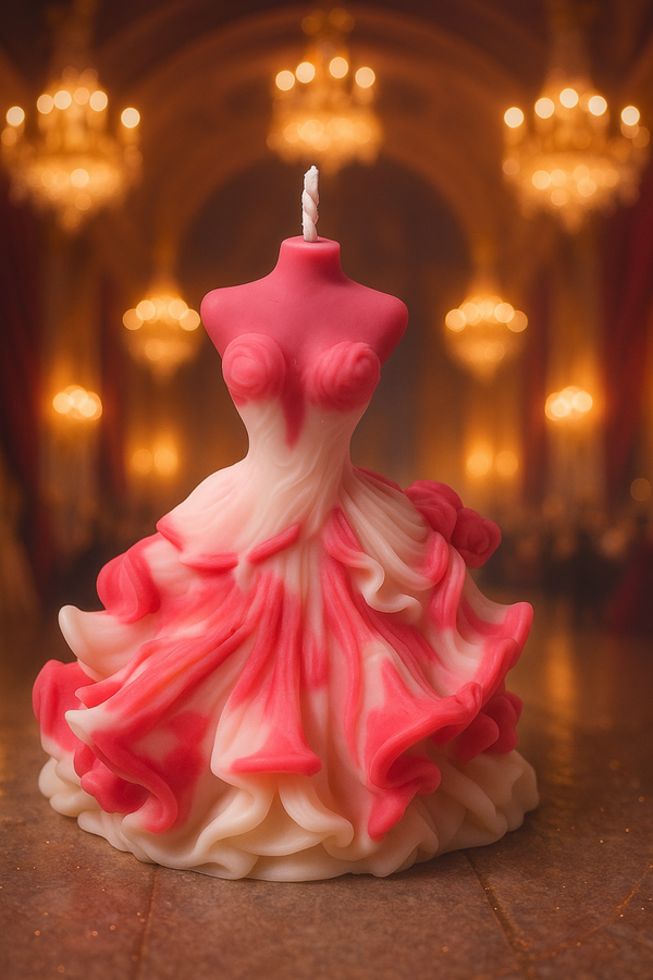 Bougie Robe - Mûre/Myrtille
