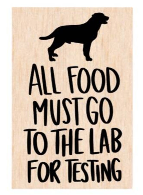All food must go to the lab for testing - A4