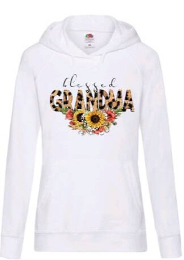 Blessed grandma - Dames hoodie