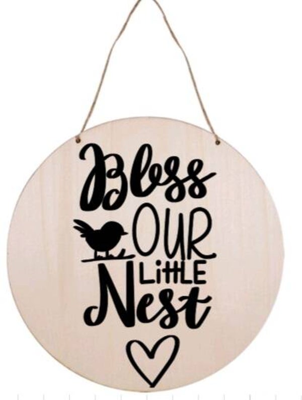 Bless our little nest - Rond