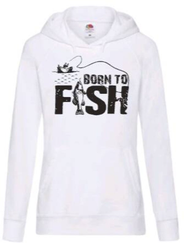 Born to fish - Dames hoodie