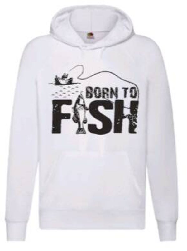 Born to fish - Heren hoodie