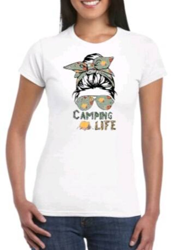 Camping life lady - Dames shirt