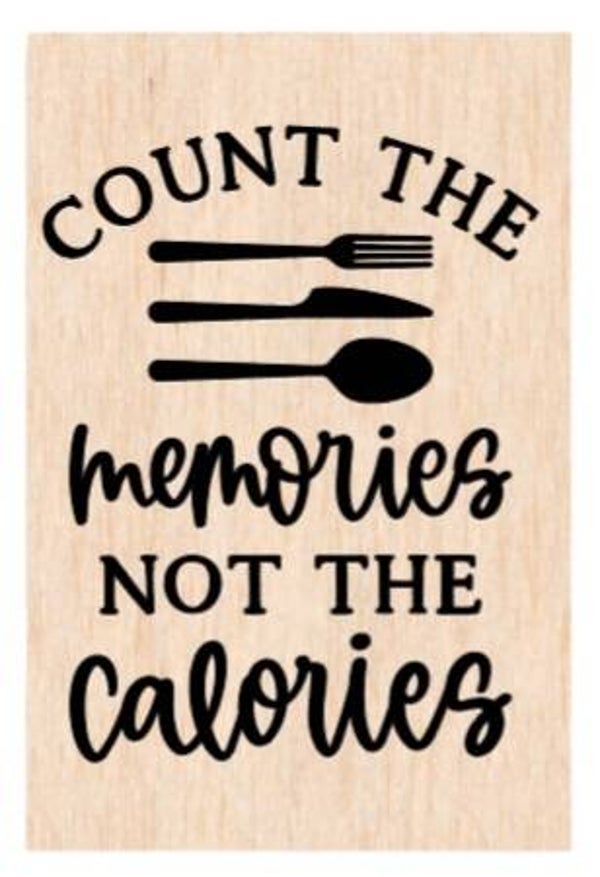 Count the memories not the calories - A4