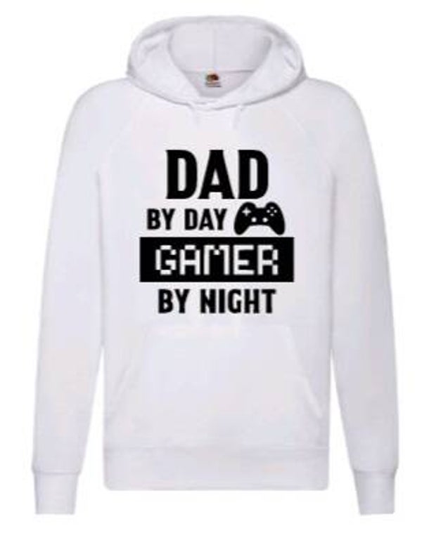 Dad by day, gamer by night - Heren hoodie