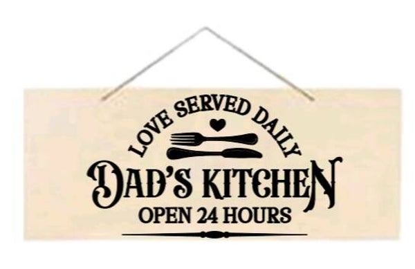 Dad's kitchen - Rechthoek klein