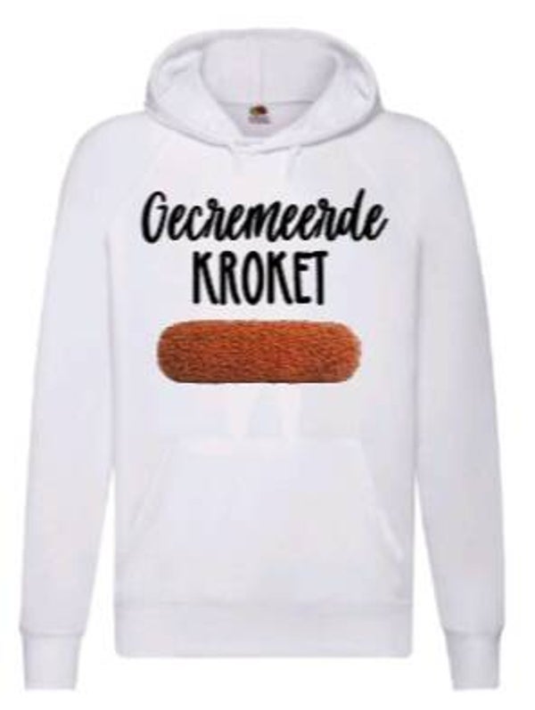 Gecremeerde kroket - Heren hoodie
