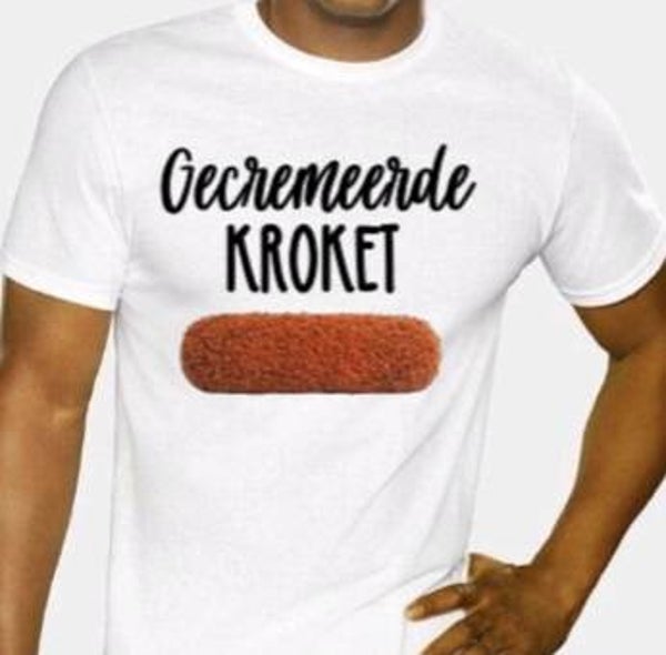 Gecremeerde kroket - Heren shirt