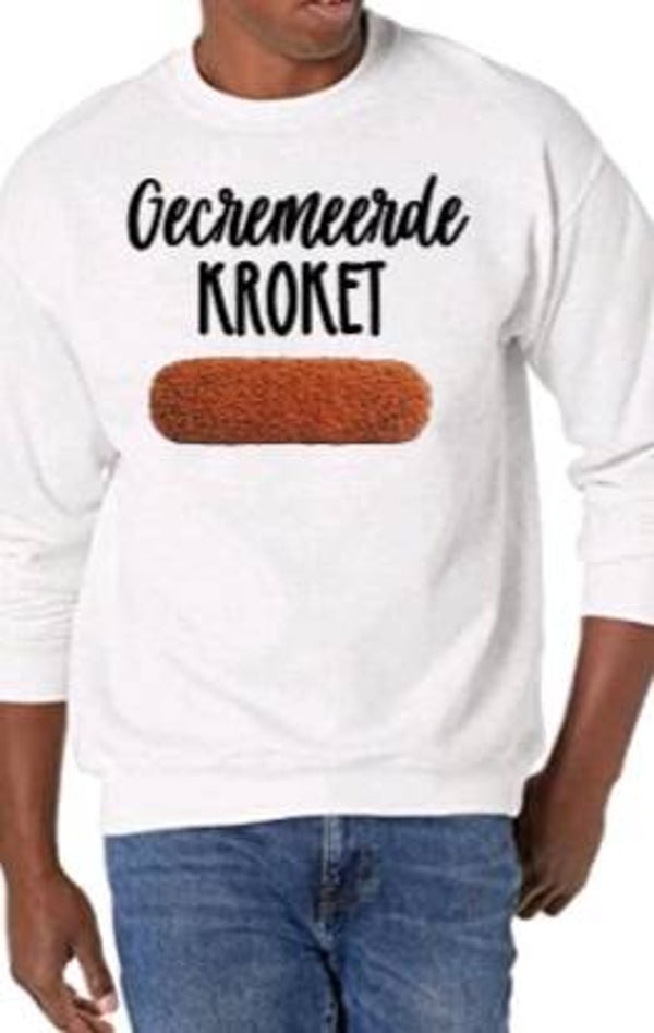 Gecremeerde kroket - Heren trui