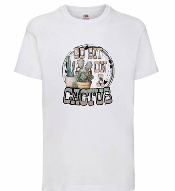 Go sit on a cactus - Kinder shirt