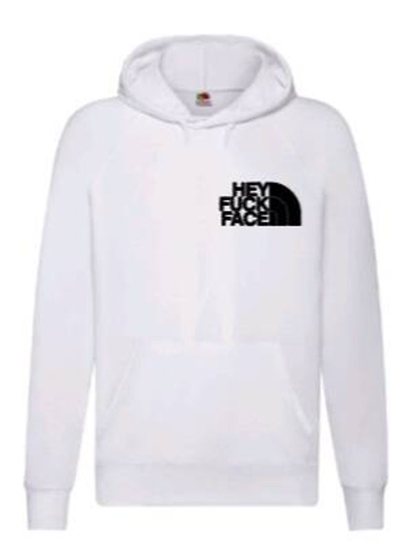 Hey fuck face - Heren hoodie