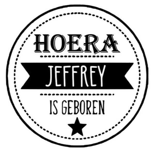 Hoera, ... is geboren (Cirkel)