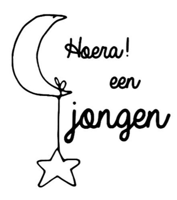 Hoera! een jongen