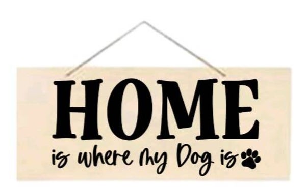 Home is where my dog is - Rechthoek