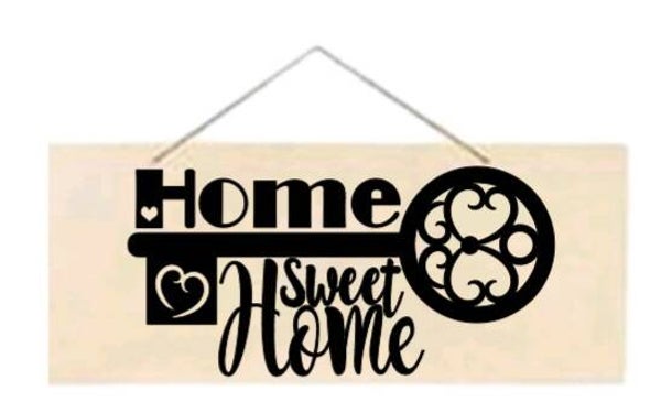 Home sweet home - Rechthoek
