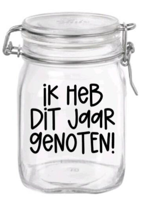 Ik heb dit jaar geNOTEN - Snoeppot