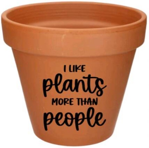 I like plants more than people