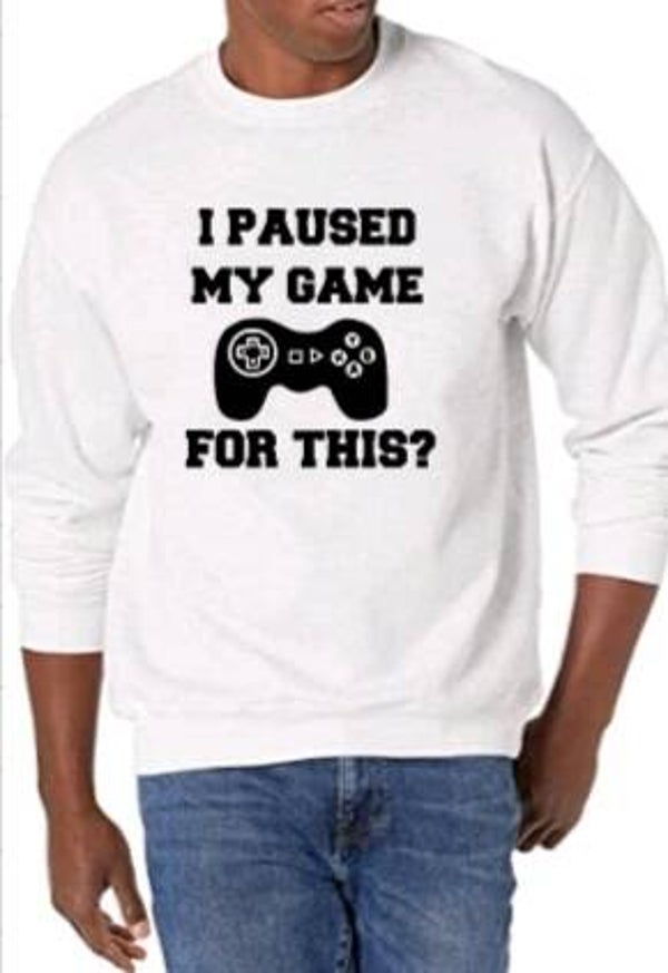 I paused my game for this? - Heren trui