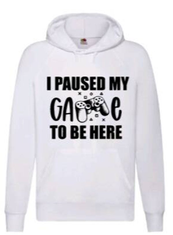 I paused my game to be here - Heren hoodie