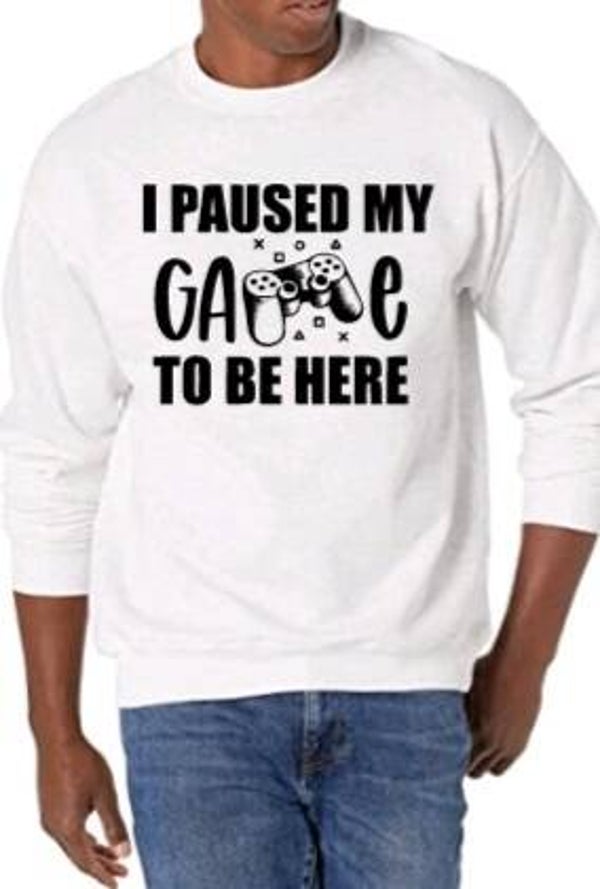 I paused my game to be here - Heren trui
