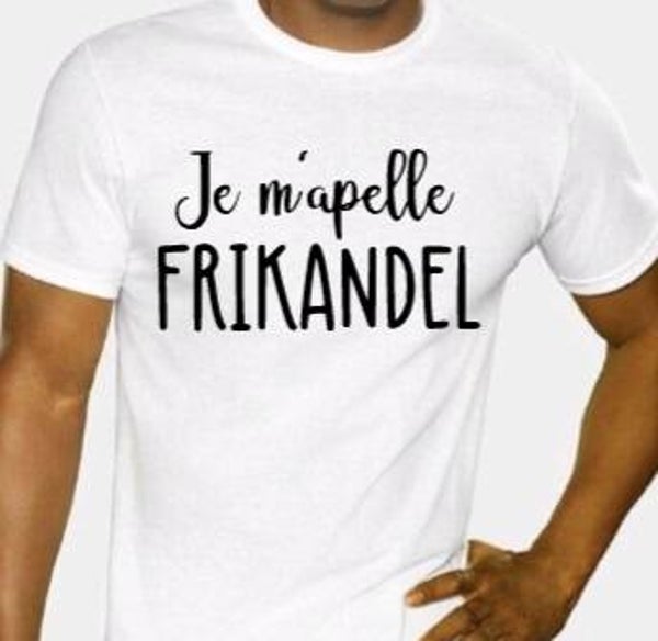 Je m'apelle frikandel - Heren shirt