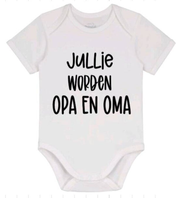 Jullie worden opa en oma - Rompertje